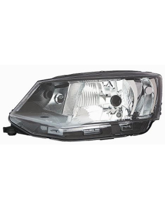 FARO FANALE PROIETTORE SX H4 NERA SKODA FABIA (NJ3) 2014 2018 OEM 6V1941015