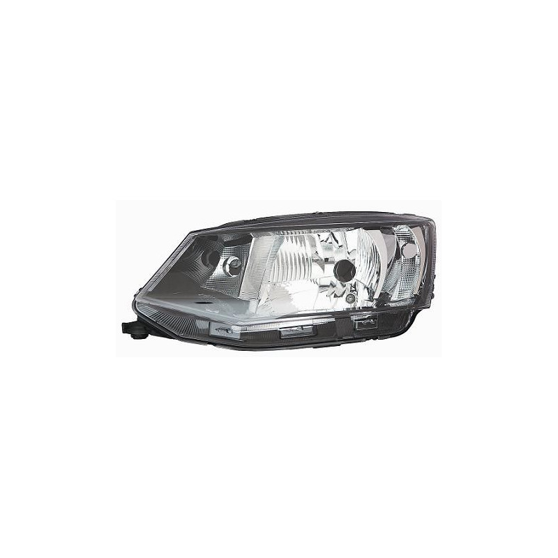 FARO FANALE PROIETTORE SX H4 NERA SKODA FABIA (NJ3) 2014 2018 OEM 6V1941015