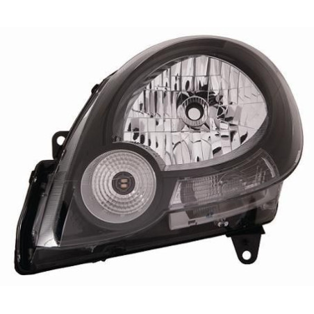 FARO FANALE PROIETTORE SX NERA RENAULT KANGOO (KW0/KW1) 2008 2013 OEM 7701071596