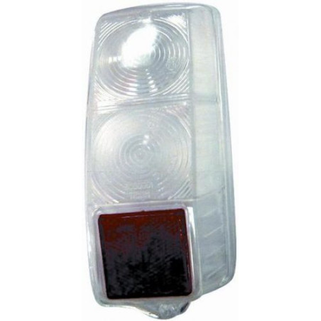 LENTE FANALE POST SX BIANCA FIAT 500 F / L / R 1965 1975