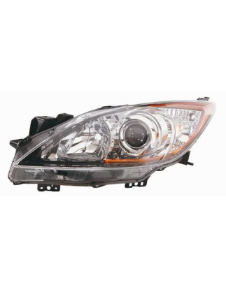 FARO FANALE PROIETTORE DX 4 H11,HB3 NERA ELETTRICA MAZDA 3 SDN-H/B (BL/BK) 2008 2013 OEM BBP2510L0G