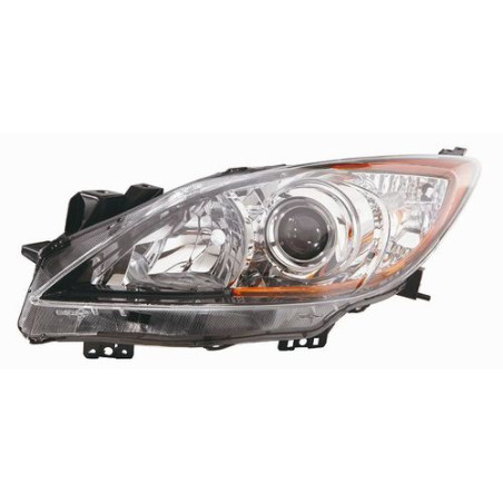 FARO FANALE PROIETTORE DX 4 H11,HB3 NERA ELETTRICA MAZDA 3 SDN-H/B (BL/BK) 2008 2013 OEM BBP2510L0G