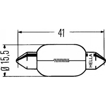 C21W 12V 21W STANDARD