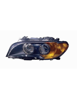 FARO FANALE PROIETTORE DX XENON NERA GIALLO BMW SERIES 3 COUPE/CABRIO (E46) 2003 2006 OEM 63126935716
