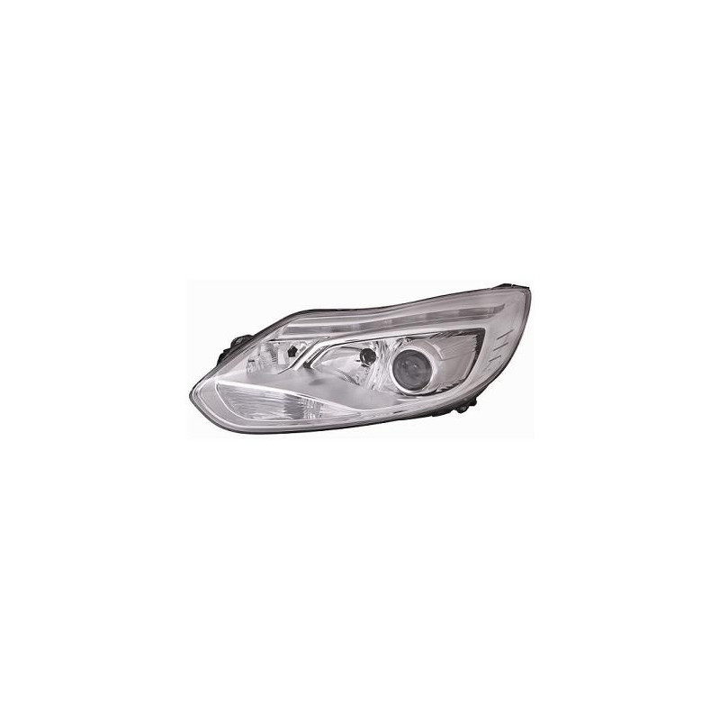 FARO FANALE PROIETTORE DX XENON LED CROMATA LED FORD FOCUS (DH) 2011 2014 OEM 1735200