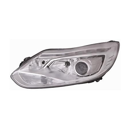 FARO FANALE PROIETTORE DX XENON LED CROMATA LED FORD FOCUS (DH) 2011 2014 OEM 1735200