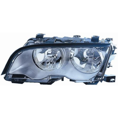FARO FANALE PROIETTORE DX H7,H7 ARGENTO SILVER BMW SERIES 3 COUPE/CABRIO (E46) 1999 2003 OEM 63126902746