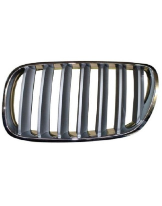 GRIGLIA ANT SX CROMATA/GRIGIO SCURO BMW X3 (E83) 2004 2007 OEM 51113420091