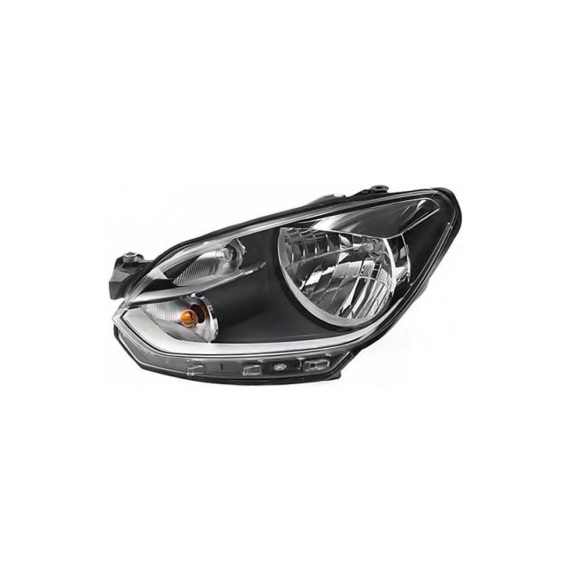 FARO DX H4 C/MOT EL VW UP 01/12  PARAB NERA C/BORDO CROM