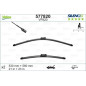 SPAZZOLA TERGI SILENCIO FLAT BLADE ANT SX COPPIA 530mm + 580mm CODICE BREVE: VF820