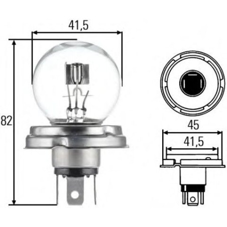 LAMPADINA 6V/45/40W