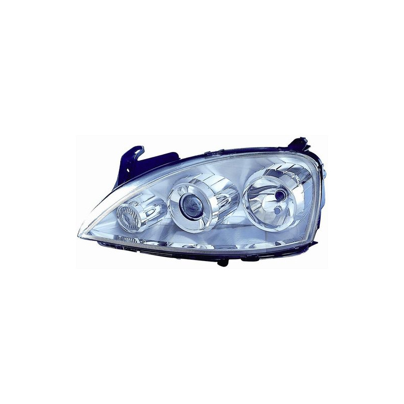 FARO FANALE PROIETTORE DX 2H7 ELETTRICA OPEL CORSA C (X01) 2000 2006 OEM 93188580