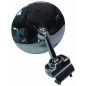 RETROVISORE CROMATO TONDO A MORSETTO FIAT 500 F / L / R 1965 1975