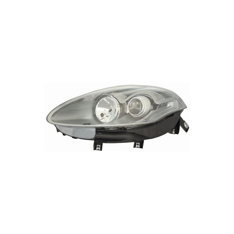 FARO FANALE PROIETTORE DX 2H1 GRIGIO SCURO BIANCO FIAT BRAVO (198) 2007 2014 OEM 51877883