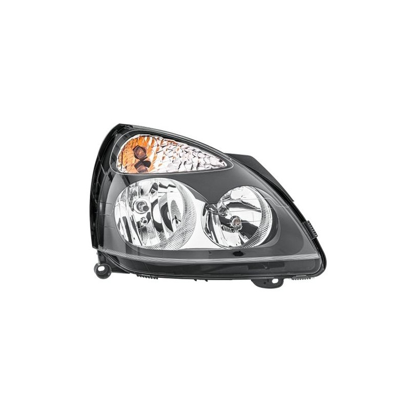 FARO FANALE PROIETTORE DX MANUALE NERA RENAULT CLIO II/CAMPUS/THALIA (BB/CB) 2001 2006 OEM 7701051770