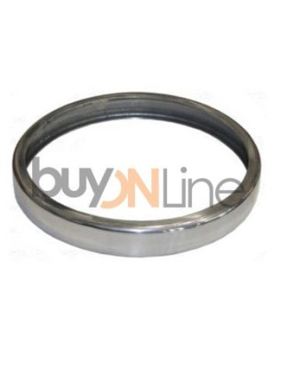 CORNICE FANALE FARO DX/SX IN ALLUMINIO FIAT 500 D 1957 1965