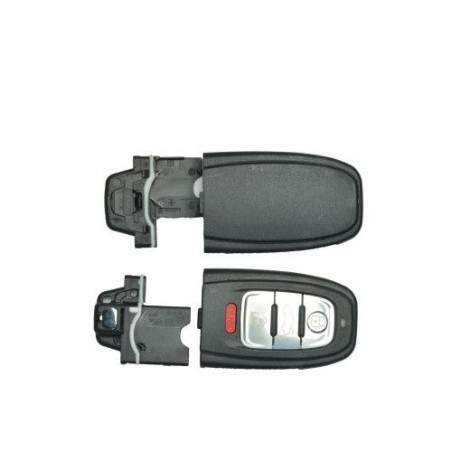 GUSCIO PER CHIAVI NERO CON TASTI ARGENTO 3+1 AUDI A4 (8KH/8K2/8K5) 2007 2011