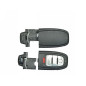 GUSCIO PER CHIAVI NERO CON TASTI ARGENTO 3+1 AUDI A4 (8KH/8K2/8K5) 2007 2011