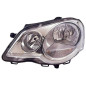 FARO FANALE PROIETTORE SX H7,H1 CROMATA VOLKSWAGEN CROSS POLO (9N3) 2005 2009 OEM 6Q1941007AJ