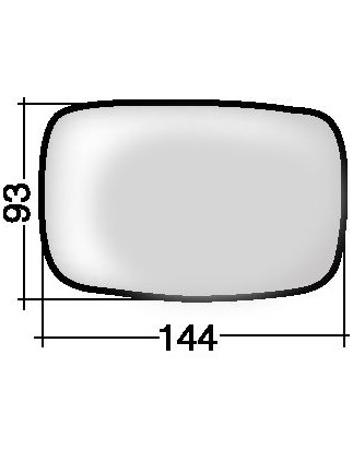 VETRO CON PIASTRA SX FORD ESCORT (GAL/ANL) 1995 1998 OEM 1007639