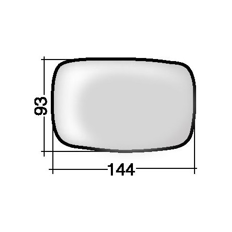 VETRO CON PIASTRA SX FORD ESCORT (GAL/ANL) 1995 1998 OEM 1007639
