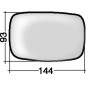 VETRO CON PIASTRA SX FORD ESCORT (GAL/ANL) 1995 1998 OEM 1007639