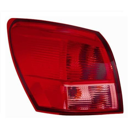 FANALE POST SX SENZA ESTERNO NISSAN QASHQAI (J10/NJ10) 2007 2010 OEM 26555JD000