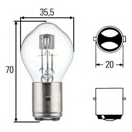 LAMPADINA 12-45/40