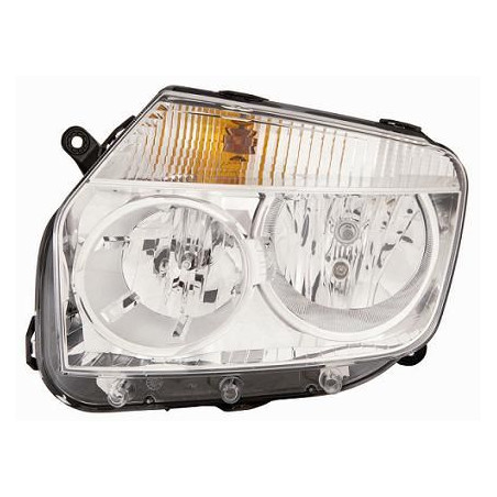 FARO FANALE PROIETTORE SX H7,H1 CROMATA ELETTRICA DACIA DUSTER I (HS) 2010 2017 OEM 260600069R