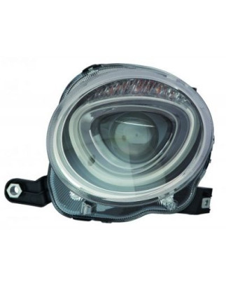 FARO FANALE PROIETTORE DX H7 FIAT 500 (312) 2007 2015 OEM 52088871