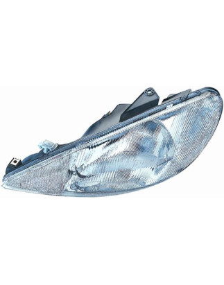 FARO FANALE PROIETTORE DX 1 H4 ELETTRICA PEUGEOT 206 (2A/2C/2D/2E/2K) 1998 2009 OEM 6205S7