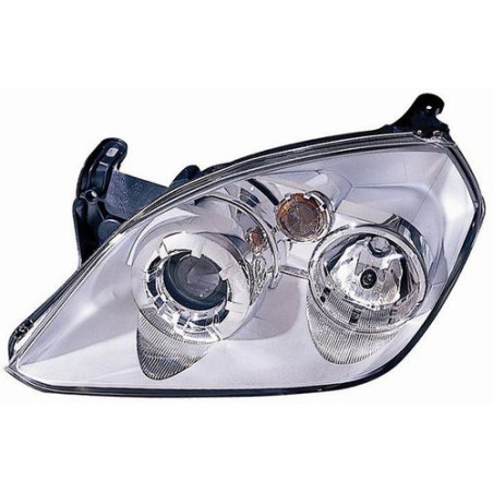 FARO FANALE PROIETTORE DX H1,H7 CROMATA ELETTRICA OPEL TIGRA CABRIO TWINTOP (X04) 2004 2009 OEM 93164838