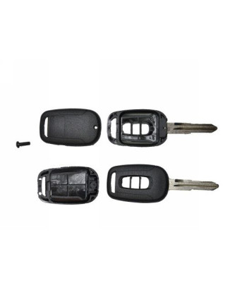 GUSCIO PER CHIAVI NERO 3 CON VITE E NO TASTI IN GOMMA HU46 CHEVROLET CAPTIVA 2007 2012