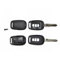 GUSCIO PER CHIAVI NERO 3 CON VITE E NO TASTI IN GOMMA HU46 CHEVROLET CAPTIVA 2007 2012
