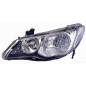 FARO FANALE PROIETTORE SX 4 HB3,HB4 NERA ELETTRICA HONDA CIVIC SEDAN (FD/FA) 2006 2011 OEM 33151SNBG03