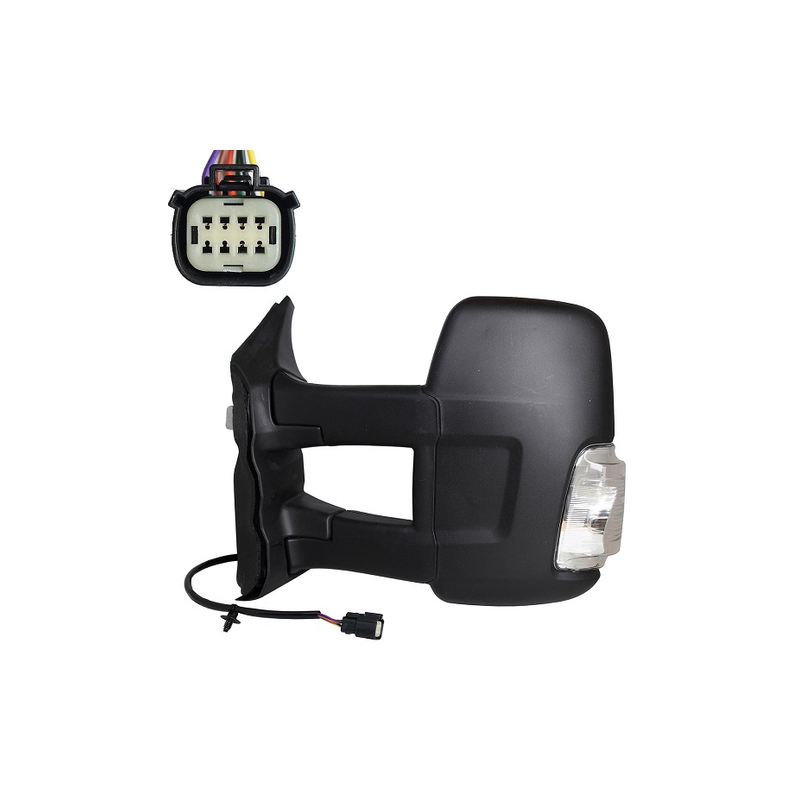 RETROVISORE ELETT SX LUNGO NERO 6 BIANCO 16W FORD TRANSIT 2019  OEM 2366812