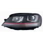 FARO FANALE PROIETTORE DX XENON NERA LED VOLKSWAGEN GOLF VII (5G1) 2013 2016 OEM 5G1941040A