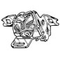 CHIUSURA COFANO GANCIO ANT SEAT AROSA (6H1) 1997 2000 OEM 1H0823509B