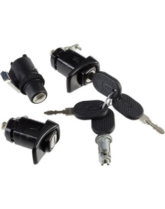 IMPARIGLIO 4 ANT/POST DX/SX 2 PORTE 1 CHIUSURA POST(COFANO) E 1 BLOCCHETTO AVVIAMENTO FIAT PANDA (141) 1986 2003 OEM 7654911