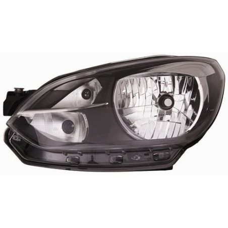 FARO FANALE PROIETTORE SX H4 NERA NERO VOLKSWAGEN UP (121/122/123/BL1/BL2/BL3) 2012 2016 OEM 1S1941016M