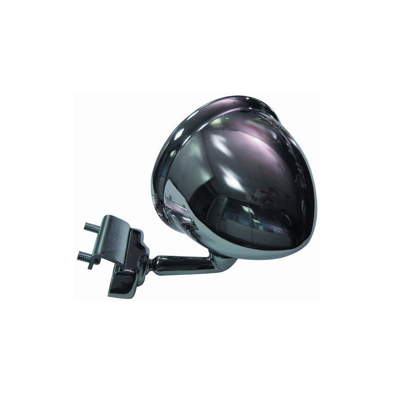 RETROVISORE CROMATO A CALICE A MORSETTO FIAT 500 F / L / R 1965 1975