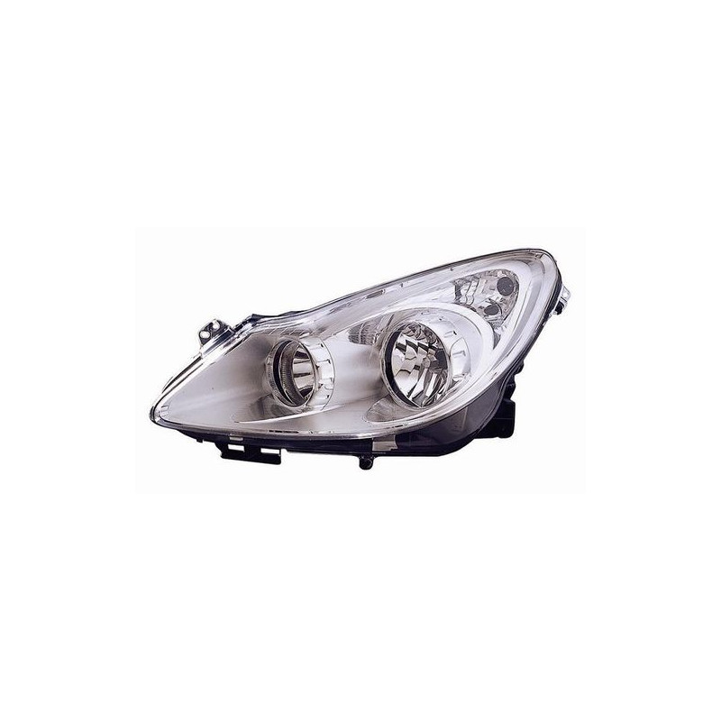 FARO FANALE PROIETTORE DX 3 H7,H1 CROMATA OPEL CORSA D (S07) 2006 2015 OEM 93189358