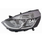 FARO FANALE PROIETTORE SX H7,H1 NERA CROMATO RENAULT CLIO IV (BH/KH) 2013 2016 OEM 260603442R