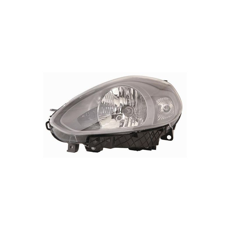 FARO FANALE PROIETTORE DX H4 GRIGIO SCURO FIAT PUNTO (199) 2012  OEM 51937150