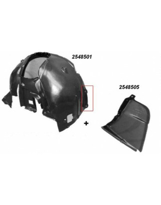 RIPARO PASSARUOTA ANT SX BMW SERIES 5 (E60/E61) 2003 2010 OEM 51717033749