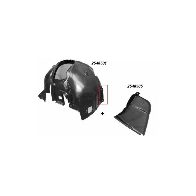 RIPARO PASSARUOTA ANT SX BMW SERIES 5 (E60/E61) 2003 2010 OEM 51717033749