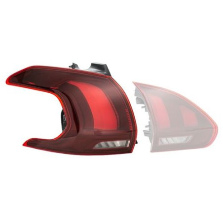 FANALE P/SX EST A LED PEUGEOT 2008 05/16 