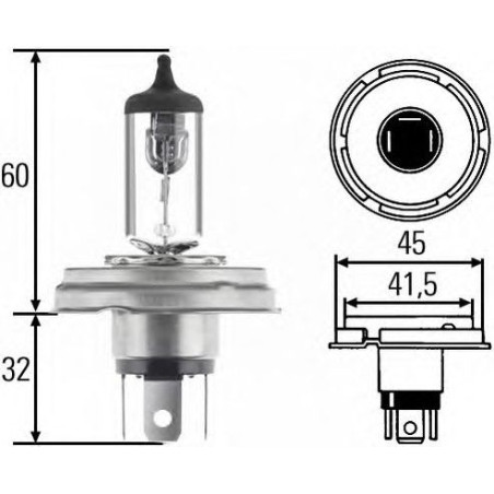 R2/HR2 12V 60/55W STANDARD
