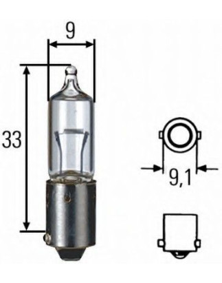 H10W 12V 10W STANDARD