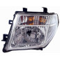 FARO FANALE PROIETTORE SX H4 ELETTRICA NISSAN P/U NAVARA 2WD-4WD (D40) 2005 2010 OEM 26060EB300